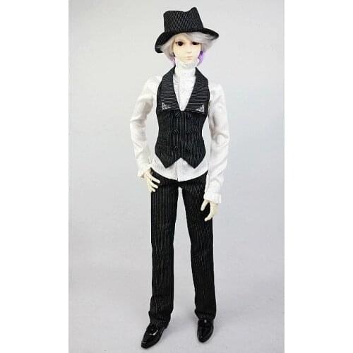 [wamami] 530# Black Stripe Suit/Outfit SD17 DZ70 AOD 70cm BJD Dollfie