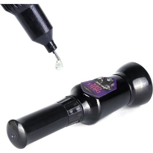 10ml Nail Rhinestone Gel Super Sticky Quick-drying Adhesive Resin Nail Art Glue Pen for False Nails