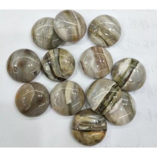 10pcs Ocean agate stone cabochons round shape 16mm beads accessories unique beads diy jewelry findings top sellings beads parts