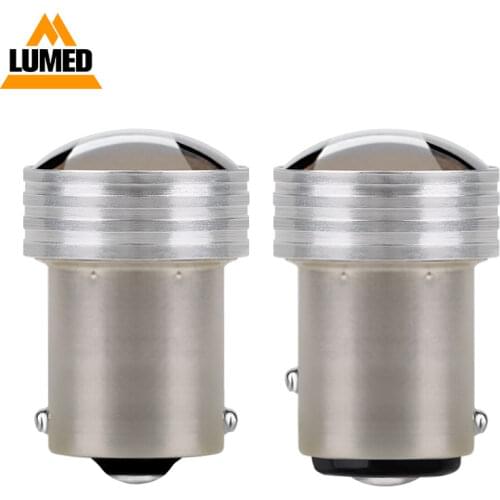 100x 1156 BA15S P21W 1157 BAY15d 6 LED Car Tail Bulb 2835 LED Auto Daytime Running Signal Light 12V