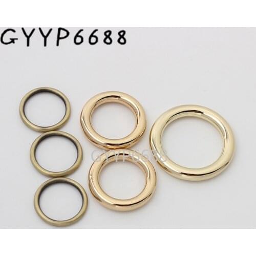 30pcs 3sizes 13mm 14mm 19mm small O rings for woman fashion chain bag strap connect buckles o ring wholesale price