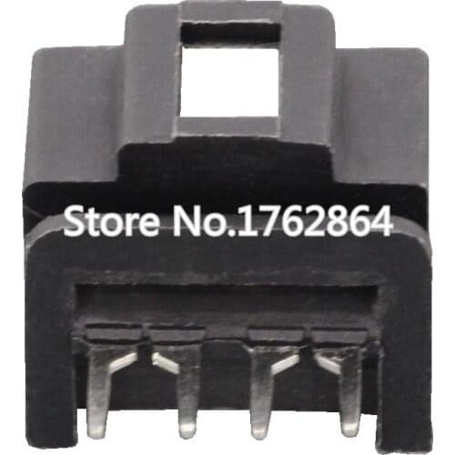 4 Pin Auto Socket Plug PCB Mounting Sheath Connector With Terminals DJ70420-6.3-21 4P