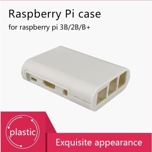 Free shipping! Raspberry Pi 3 case for raspberry pi 3B/2B/b+ black shell + 3 heat sinks