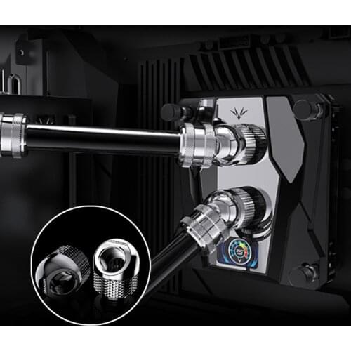 Bykski GD-45 45 Degree Fittings With Rotation Split type G1/4'' Water Cooling Commonly Used Fittings