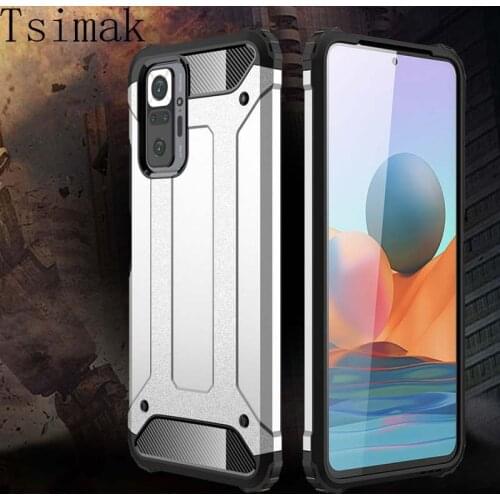 Redmi Note 9s 9A 9T Shockproof Case For Xiaomi Redmi Note 9 Pro Max Cover Dual Layer Armor Rugged Hybrid PC Silicone Back Coque