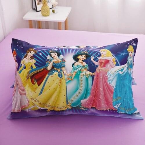 Disney Princess Pillowcase Bell Cinderella Frozen Elsa Anna Girl Decorative/nap Pillow Cases Cushion Cover on Bed Sofa kids Gift