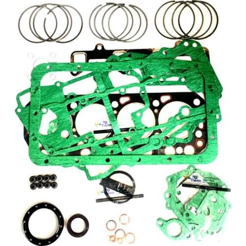 For Mitsubishi 4DR7 Overhaul Re-ring Kit ME997276 With Cylinder Gasket Kit Ring Set Diesel Engine Repair Parts