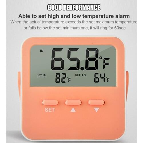 Electronic digital thermometer for home kitchen timer with countdown and countup function thermometer Large LCD Display Battery