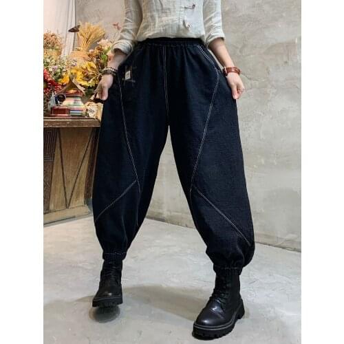 Женские льняные брюки Fairynatural China At AliExpress