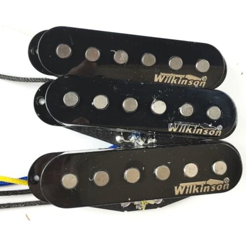 Wilkinson WVS 60s Alnico5 SSS Single Coil Guitar Pickups Black Electric Guitar Pickups For ST Guitar Made In Korea