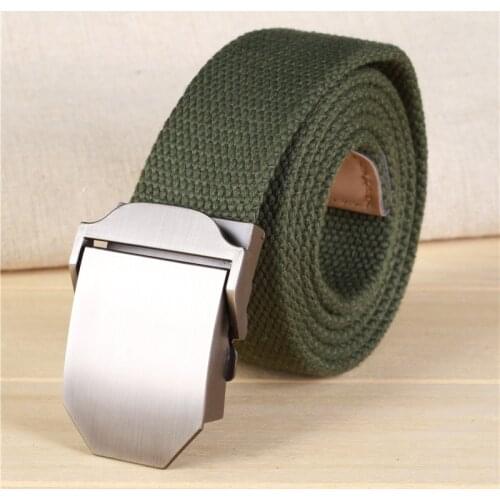 Alloy smooth men women belt High Quality Captain America Automatic Buckle Belts For mens Casual Style Tactical belt For Jeans h