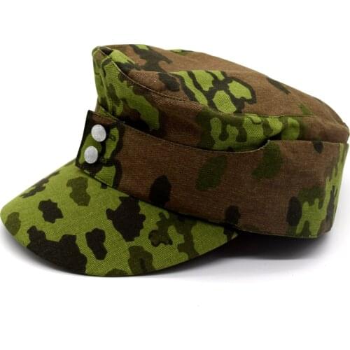 Miliatary Reenactment Replica WWII German OAK Spring Leaf hat Camo Cap