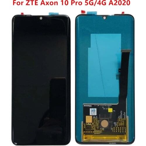 New Original 5G/4G Axon 10 LCD Display For ZTE Axon 10 Pro A2020 LCD Display Matrix Touch Screen Digitizer Assembly Replacement