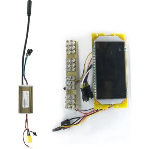 36V LCD Display Panel + Controller for KUGOO S2 Electric Scooter Replacement Liquid Crystal Display For Universal 36V Scooters