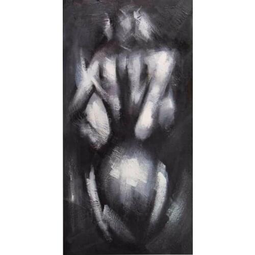 3D Sexy Nude WomenBackside Portrait Abstract Oil Painting Make Love Handmade on Canvas Home Decor Picture Unframed Dropshipping