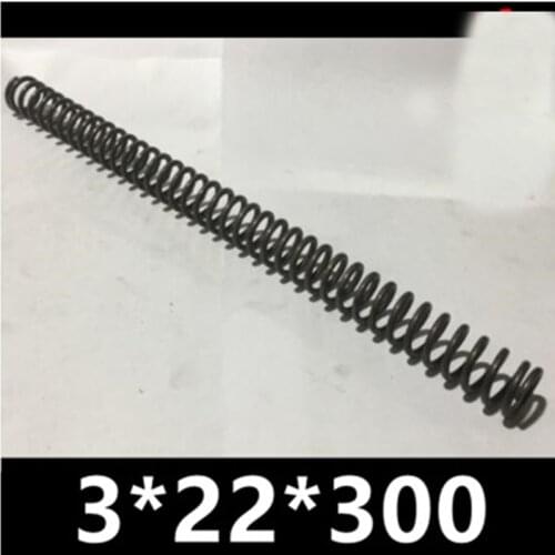 1pcs Line diameter 3mm Manganese steel pressure spring 65mn strong compression spring auto parts 300mm length