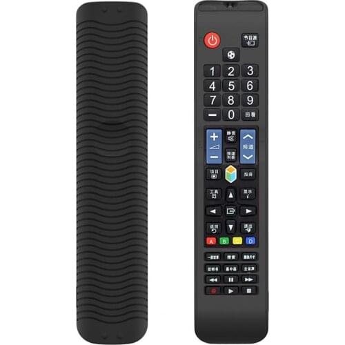 Dustproof Non-Slip Storage Cover Soft Silicone Protective Case for Samsung TV Remote Control BN59-01178R/L AA59