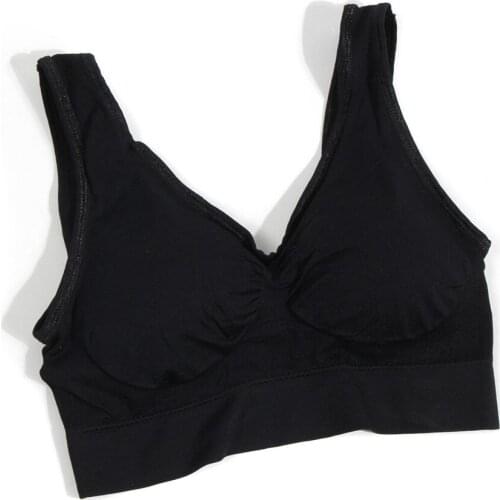 S-XXXL Size Women Sexy Bra Push Up Padded Fitness Crop Top Ladies Professional Absorb Sweat Underwear Wire Free Sleep Bra