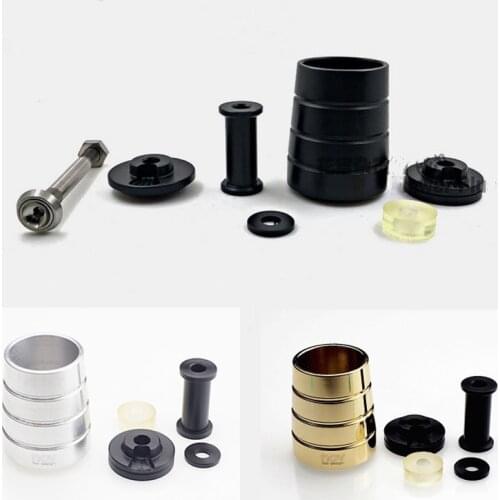 Folding bicycle rear shock absorber titanium screw for brompton bicycle bumper Ultralight BMX rear shock