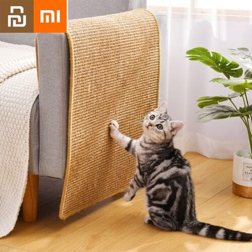 Xiaomi Cat Scratcher Sisal Mat Board Cat Scratch Sharpen Nails Scraper Chair Table Sofa Mats Furniture Protector Cat Toys Youpin