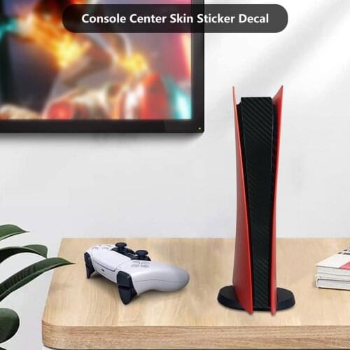 Console Center PVC Skin Sticker Decal Cover For PlayStation 5 PS5 Console Digital Versn Controllers Dustproof Protective Sticker