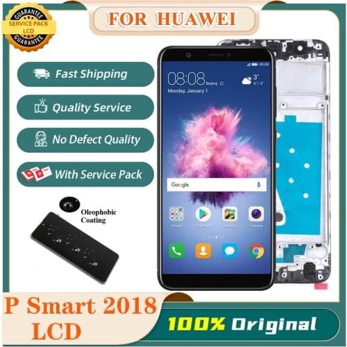 Display For Huawei P Smart 2018 FIG-LX1/LA1/LX2 LCD Display Touch Screen Replacement Screen for Huawei p smart/Enjoy 7S Display