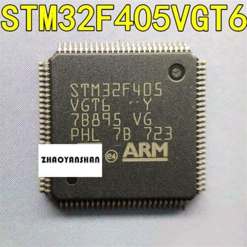 10pcs X STM32F405VGT6 STM32F405 LQFP100 NEW Free Shipping