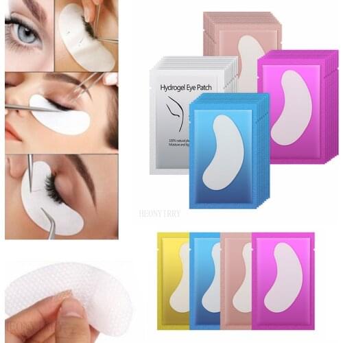 50pairs/pack Hydrating Eye Tip Stickers Wraps Eye Care Pad New Paper Patches Under Eye Pads Lash Under Eye Gel Patches