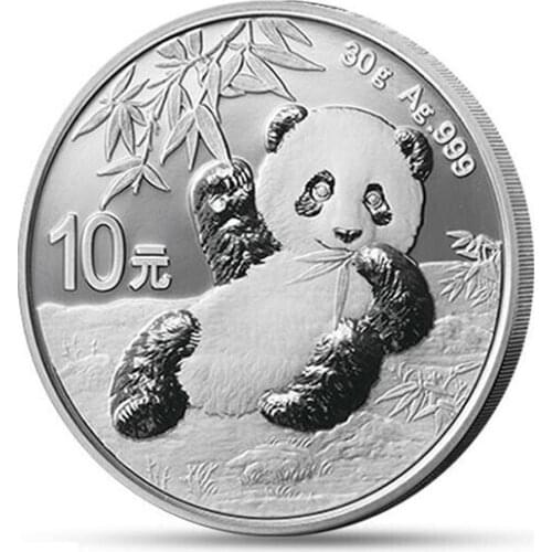 2020 China 10 Yuan Panda Silver Coin 100% Real Original Coins Collection with Certificate UNC free shipping