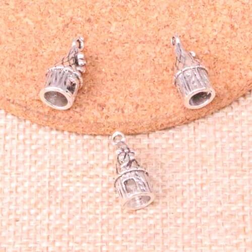 52pcs house Charms Zinc alloy Pendant For necklace,earring bracelet jewelry DIY handmade 18*7*7mm
