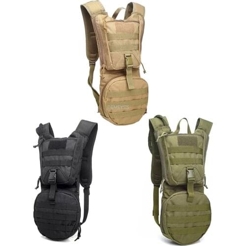 Army Tactical Backpack Multifunctional Hiking Hunting Cycling Climbing Bag with Water Bag Military Cs Shooting Fishing Bags