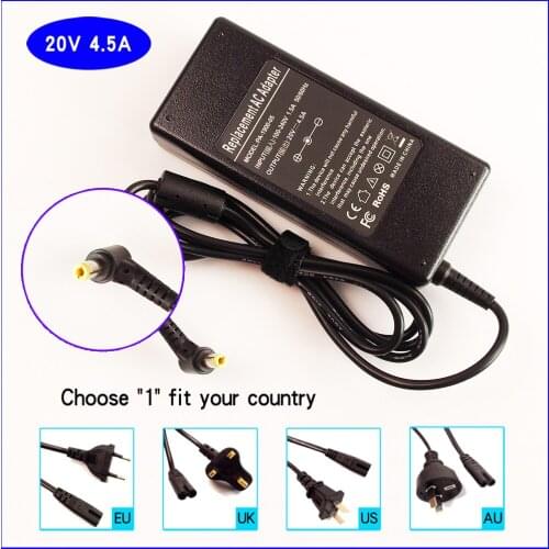 20V 4.5A Laptop PC Ac Adapter Power Charger for Lenovo B570A B460A Z475Gm Z465A Z370A Z560 Z570 Z570A G470AH G360A G550