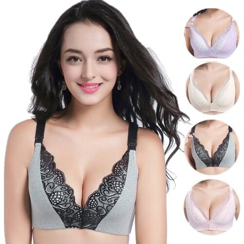 Nursing Bra for Breastfeeding Wireless Maternity Bras Pregnant Womens Pure Comfort Plus Size Seamless