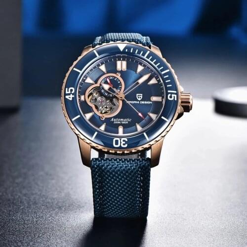 2021 PAGANI design Top Brand Men Automatic Mechanical Watches NH39A Blue Watch Men 100M Waterproof Business Watch Reloj Hombre