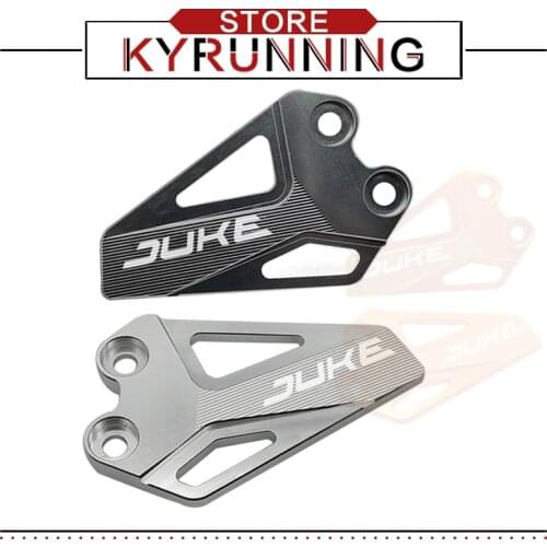 CNC Aluminum alloy Motorcycle Foot Peg Footrest Rear set Heel Plates Guard Protector for KTM Duke790 duke 790 2017 2019 2020