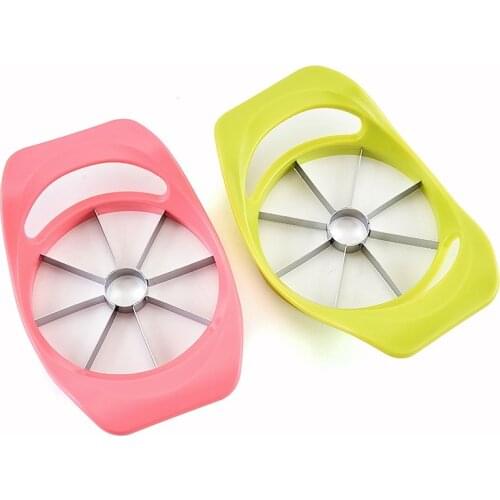 Home Plastic shell Stainless Steel Sharp Blade Apple Cutter Slicer Vegetable Fruit Tool For Kitchen Gadget Versatile Accessories