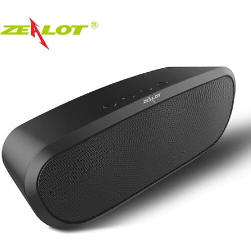 Zealot S9 Portable Speaker Wireless BluetoothStereo Hifi Dynamic Sound Box Column For Phone PC TF Card Handsfree Radio Speakers