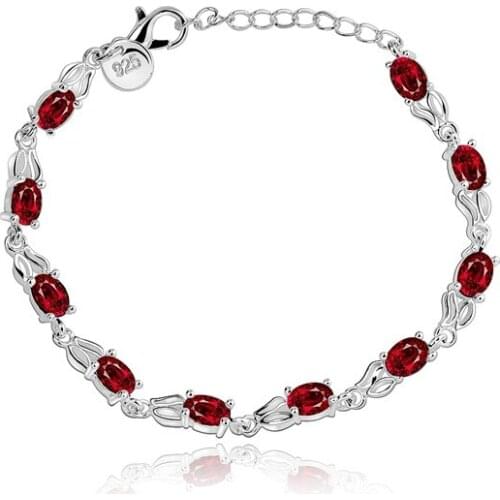 GINSTONELATE Red Bracelets
