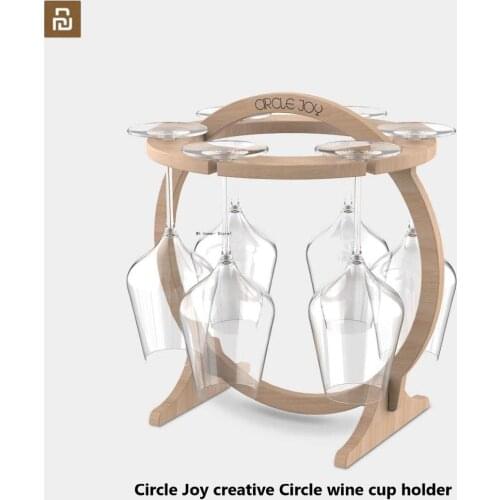 Mijia Circle Joy creative Circle wine cup holder for home furnishing simple design of ancient style