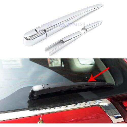 For Mitsubishi Outlander 2013-2019 Rear Window Wiper Trim Cover Chrome Decoration Accessories