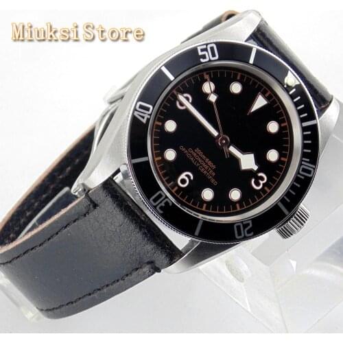 Fashion top brand CORGEUT mens waterproof watch 41mm sapphire crystal sterile dial Seagull movement mechanical business watch