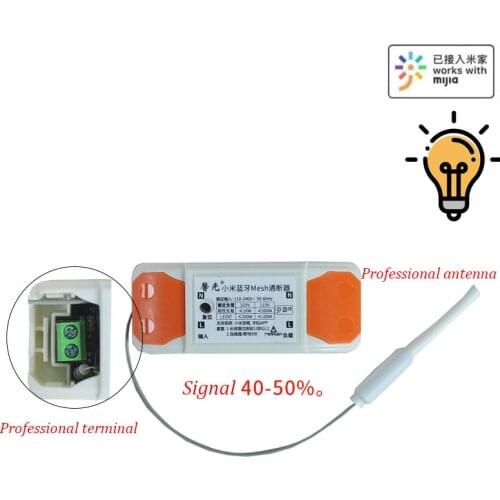 2021 Xiaomi Mijia Bluetooth Mesh on-off Device Timing Smart Lamps Switch Controller Scenario Module on-off Device For Home App