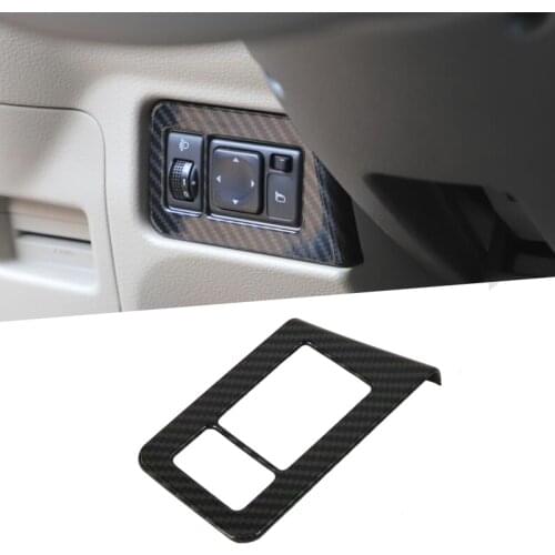 For Nissan NV200 Evalia 2010-2018 Chrome Front Fog Head Light Lamp Adjust Switch Button Control Cover Trim Garnish Molding Frame