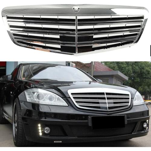Front Racing Center Grille Facelift Bumper Grill For Mercedes Benz W221 S-Class 2010 2011 2012 2013