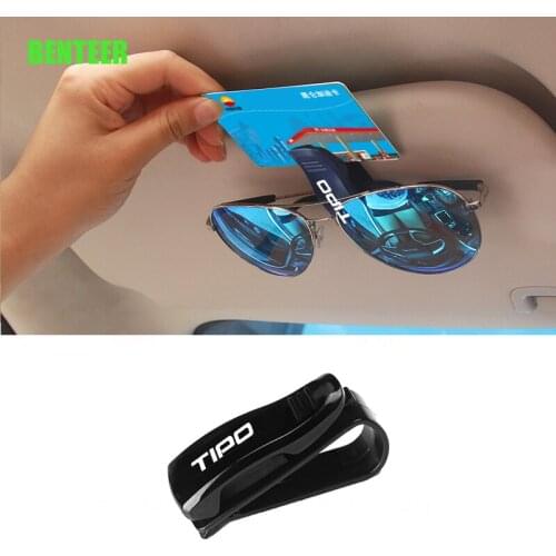 Plastic Car Sunshade Glass Clip Holder For Fiat Tipo