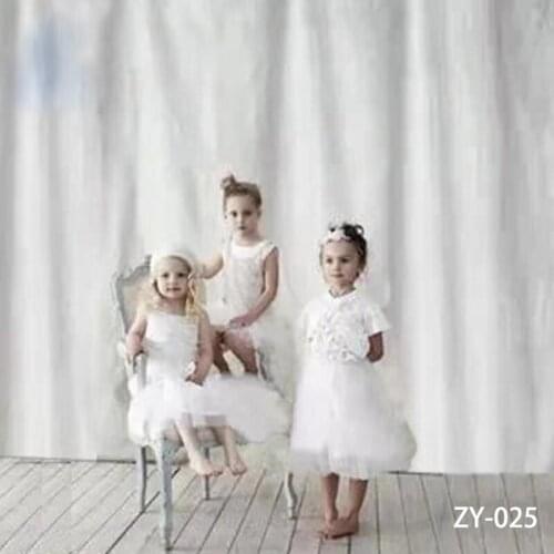 DAWNKNOW 3x5M Pro Tie-Dyed Solid Color Muslin Photography Background Backdrop White Pure Colour Photocall Wedding Photo Studio