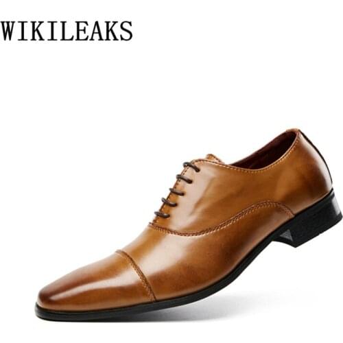 Luxury Men Party Shoes Black Suit Shoes Men Oxford Corporate Shoes For Men Fashion Wedding Dress Sapatos Classicos Homem Scarpe