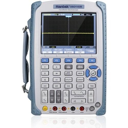 5 In 1 Hantek DSO8060 Handheld Oscilloscope 60MHz 2CH 1GSa/s Spectrum Analyzer Frequency Counter Arbitrary Waveform Generator