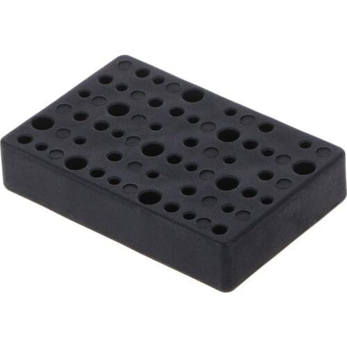 45 Holes Electric Drill Bit Storage Block Box Drill Head Holder Organizer Case