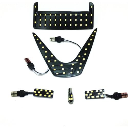 July King 6000K LED Car Interior Reading Lights Case for Toyota C-HR 2017-2020, 2835SMD, 5 pcs/set, High Brightness